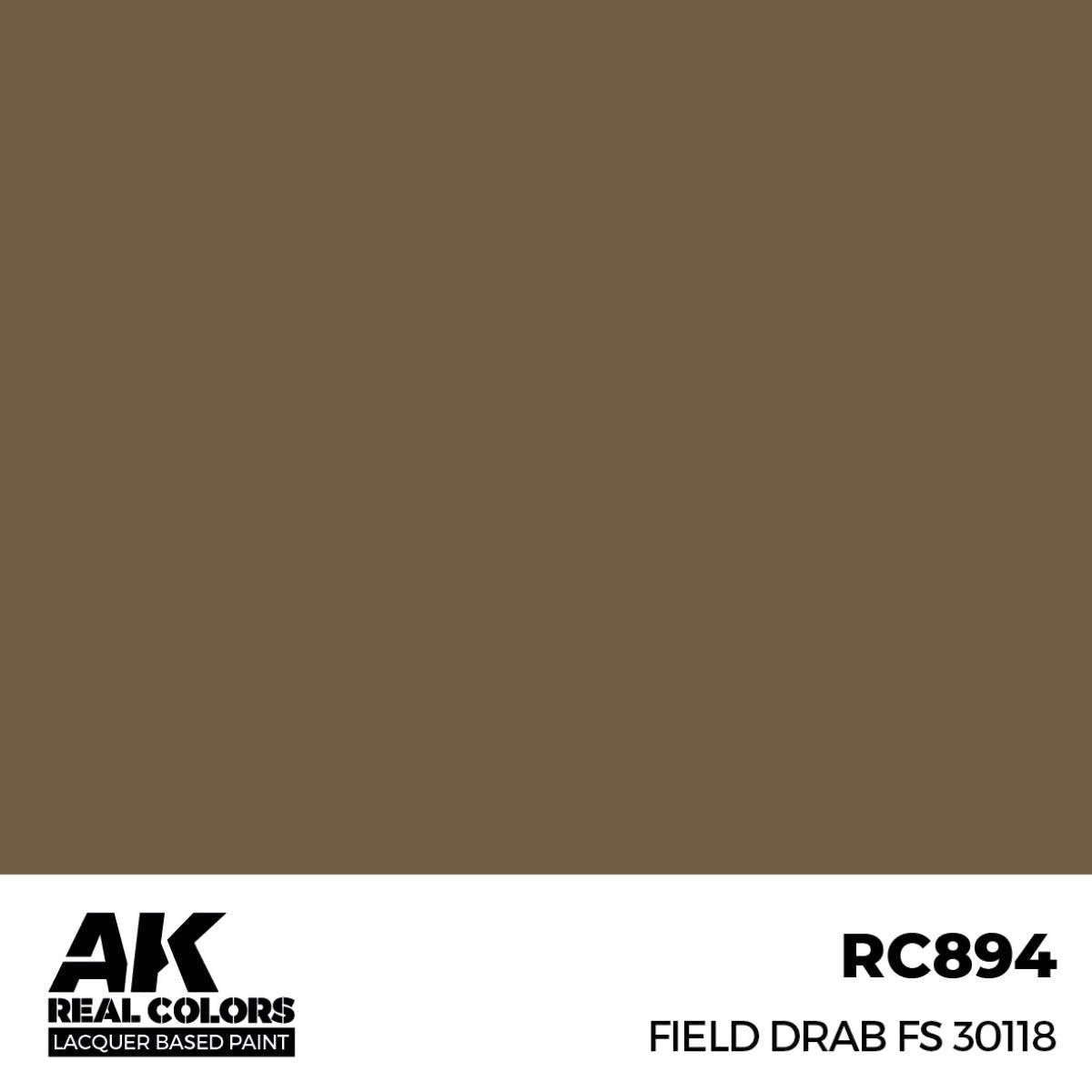 AK Interactive Real Colors - Field Drab FS 30118 - Loaded Dice