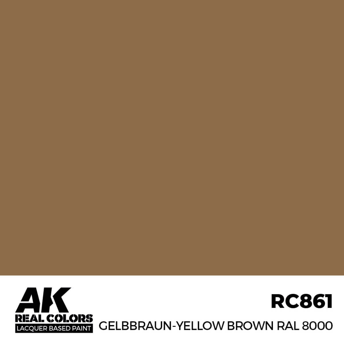 AK Interactive Real Colors - Gelbbraun-Yellow Brown RAL 8000 - Loaded Dice