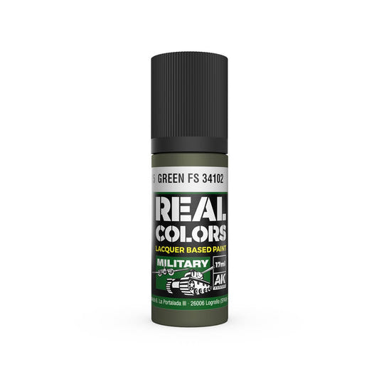 AK Interactive Real Colors acrylic lacquer paint Green FS 34102