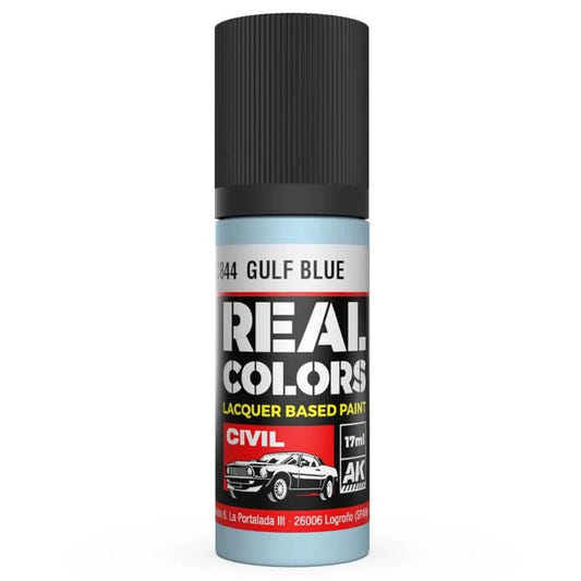 AK Interactive Real Colors acrylic lacquer paint GULF Blue