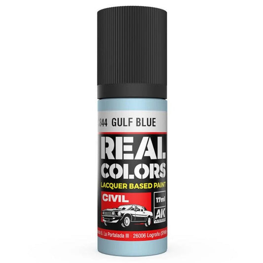 AK Interactive Real Colors acrylic lacquer paint GULF Blue