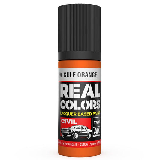 AK Interactive Real Colors acrylic lacquer paint GULF Orange