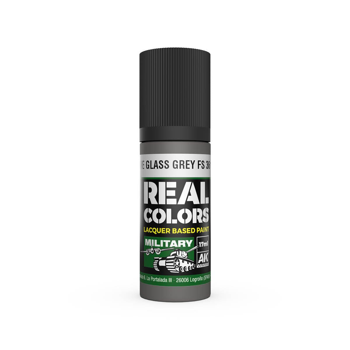 AK Interactive Real Colors acrylic lacquer paint Have Glass Grey FS 36170