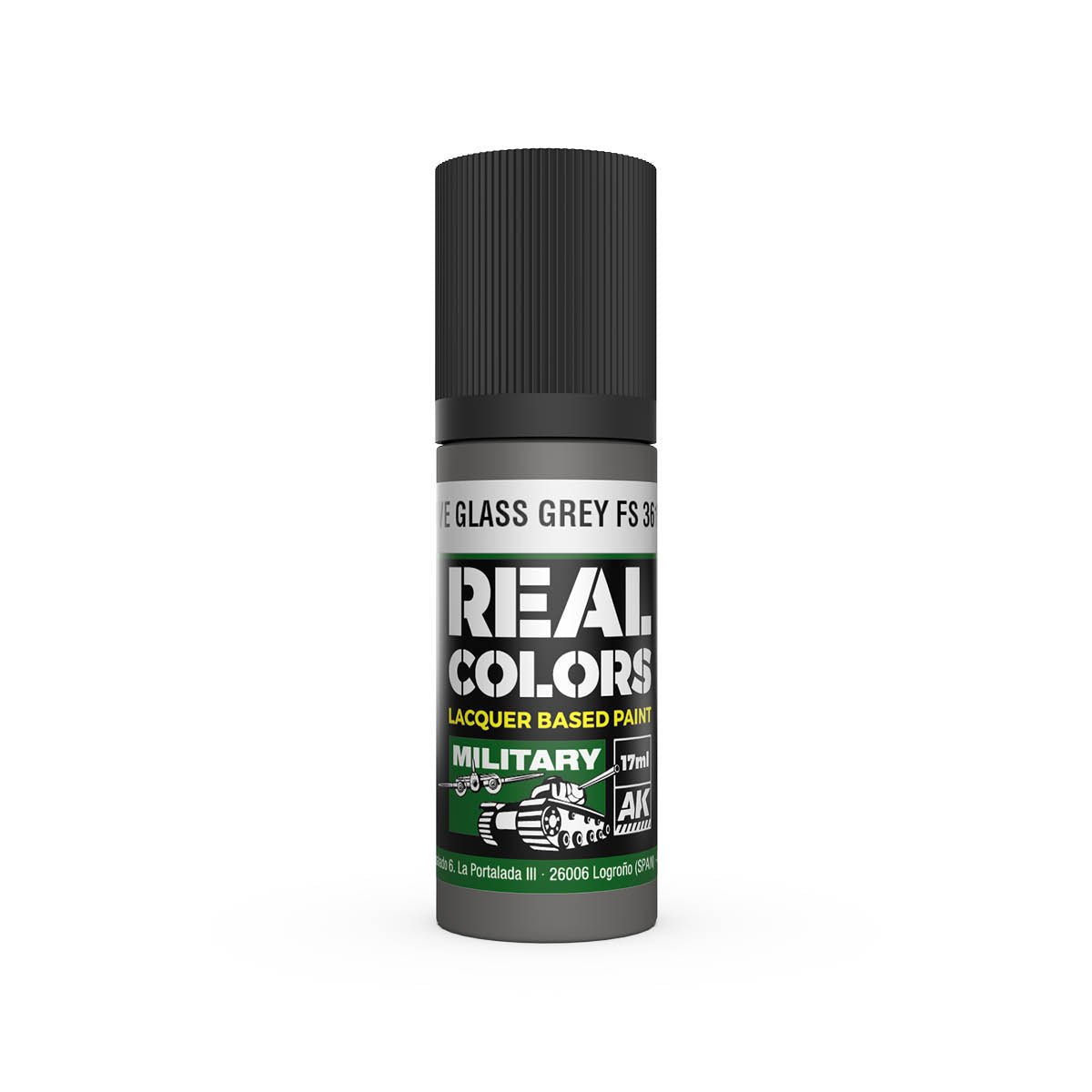 AK Interactive Real Colors acrylic lacquer paint Have Glass Grey FS 36170