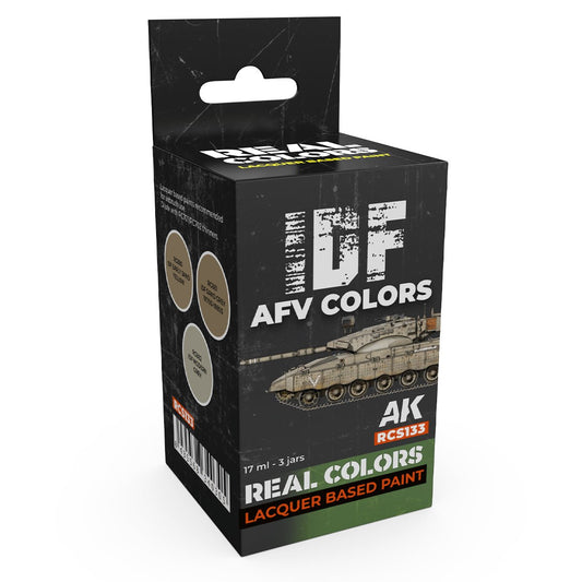 AK Real Colors paint set IDF AFV Colors Set