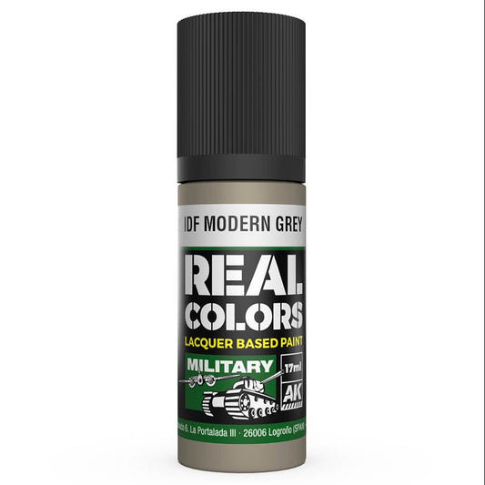 AK Interactive Real Colors acrylic lacquer paint IDF Modern Grey