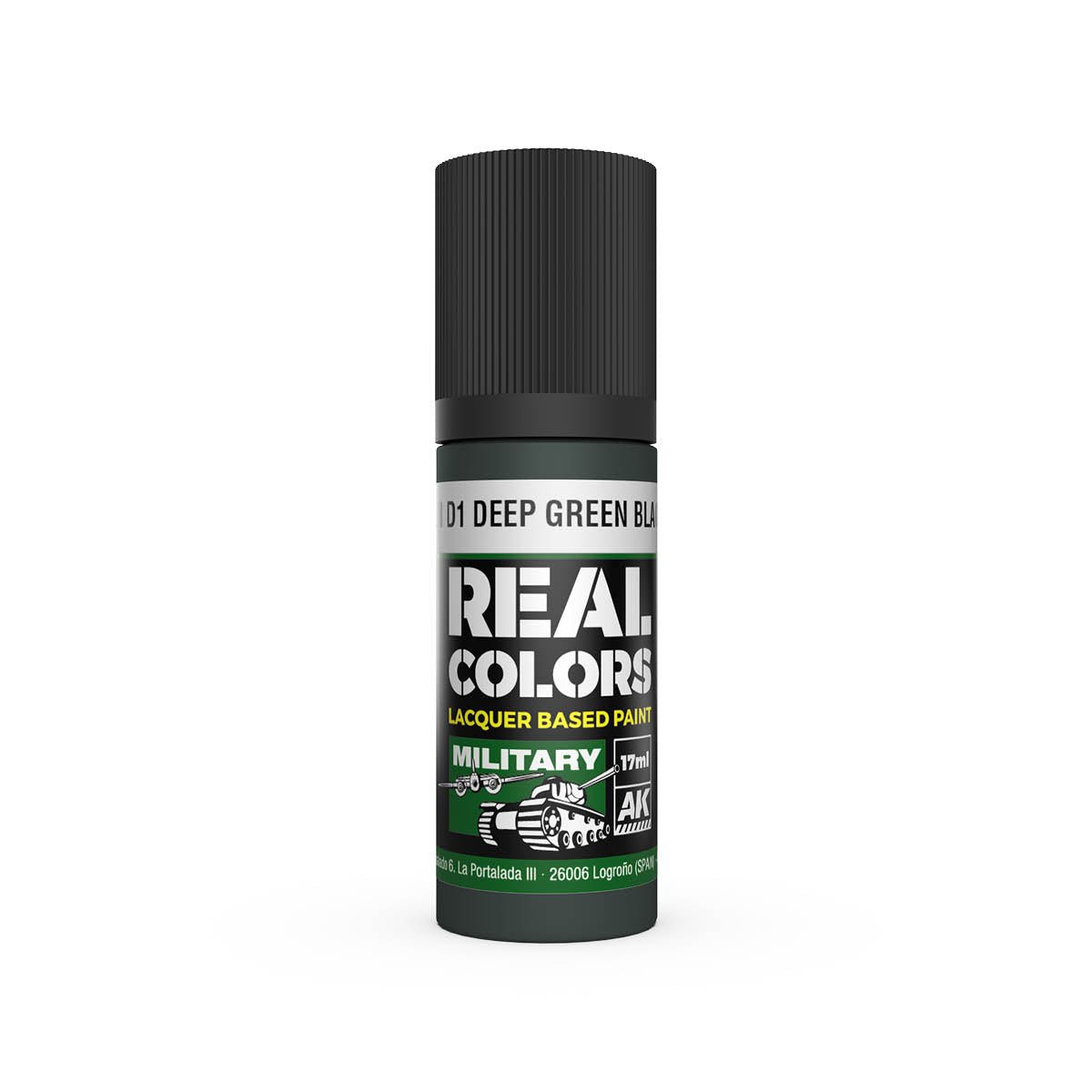 AK Interactive Real Colors acrylic lacquer paint IJN D1 Deep Green Black