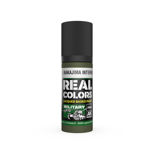 AK Interactive Real Colors acrylic lacquer paint IJN M3(N) Nakajima Interior Green