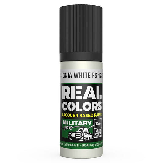 AK Interactive Real Colors acrylic lacquer paint Insignia White FS 17875