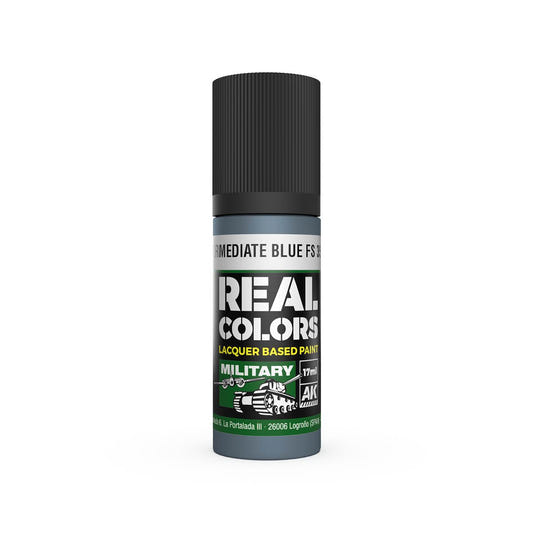 AK Interactive Real Colors acrylic lacquer paint Intermediate Blue FS 35164