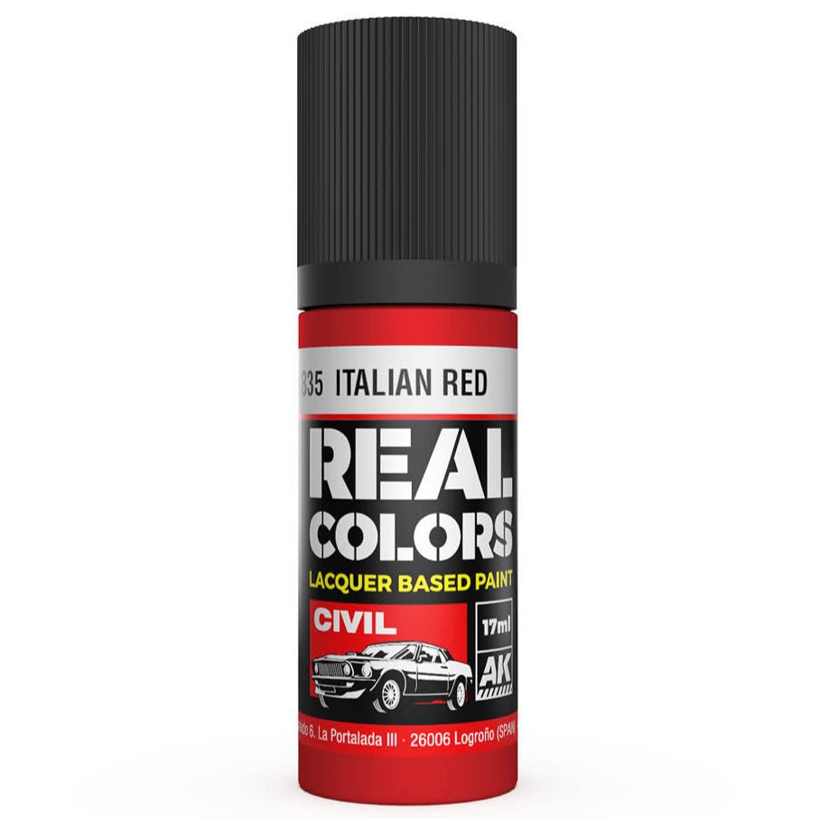 AK Interactive Real Colors acrylic lacquer paint Italian Red