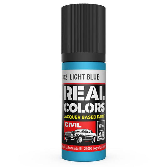 AK Interactive Real Colors acrylic lacquer paint Light Blue