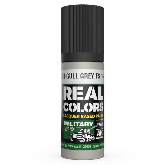 AK Interactive Real Colors acrylic lacquer paint Light Gull Grey FS 16440