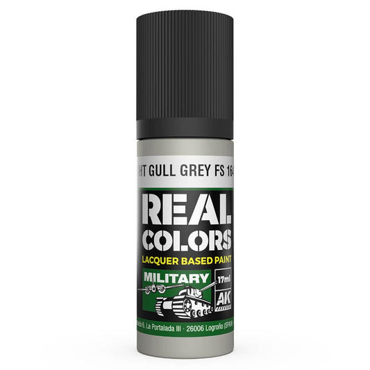 AK Interactive Real Colors acrylic lacquer paint Light Gull Grey FS 16440