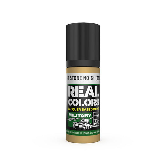 AK Interactive Real Colors acrylic lacquer paint Light Stone No.61 (BS381)