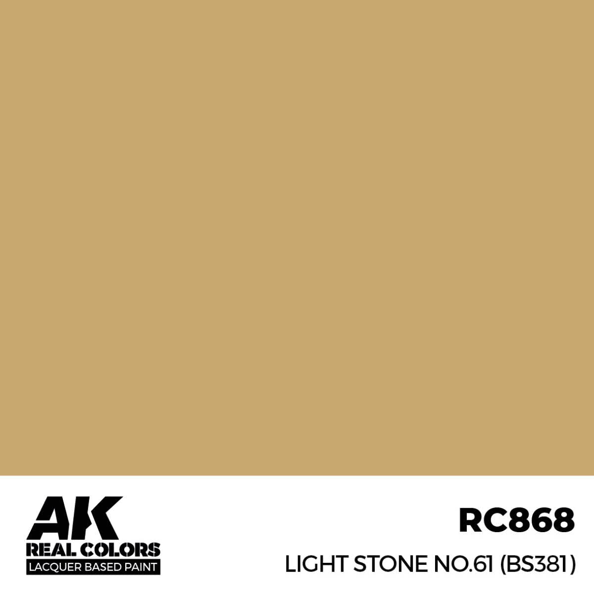AK Interactive Real Colors - Light Stone No.61 (BS381) - Loaded Dice