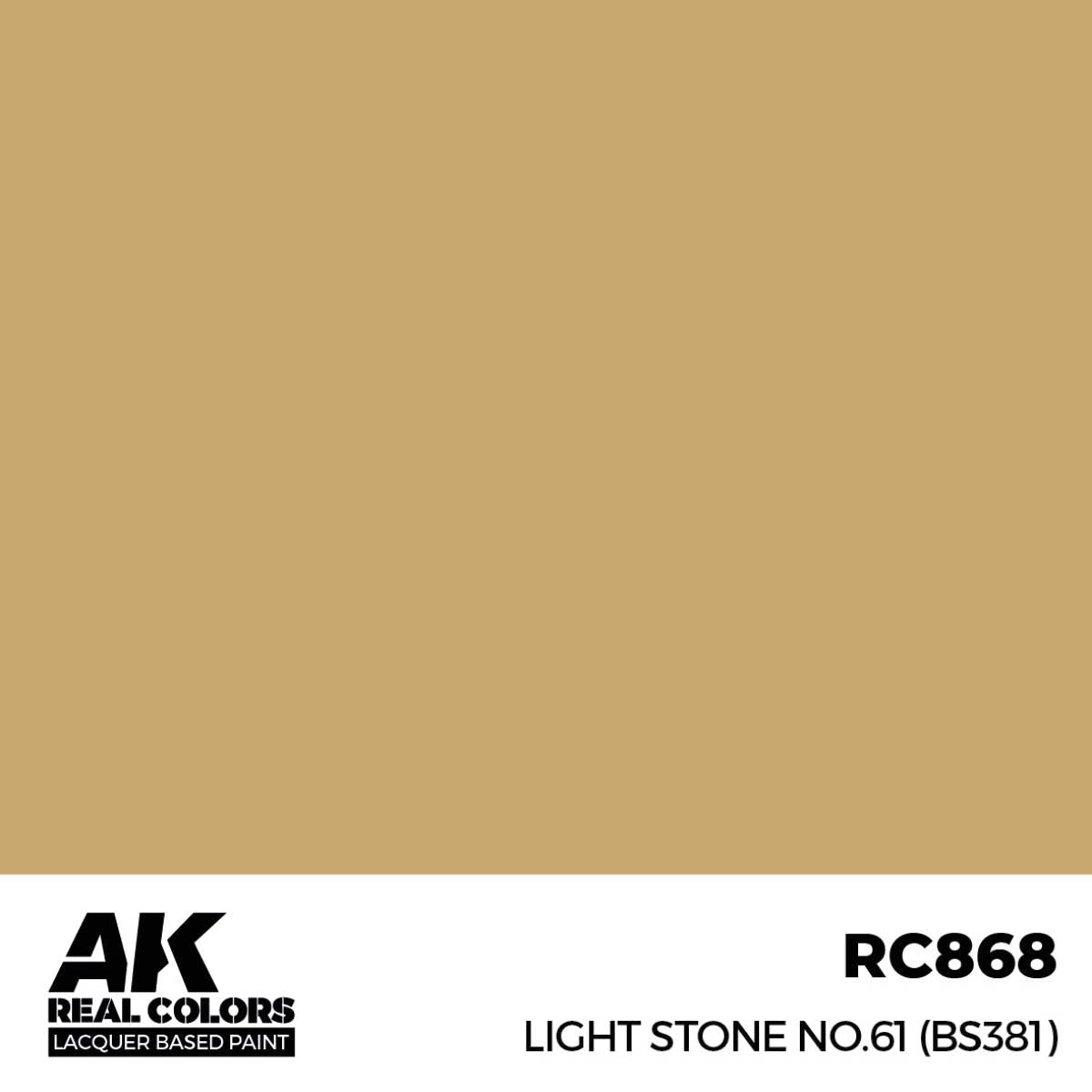 AK Interactive Real Colors - Light Stone No.61 (BS381) - Loaded Dice