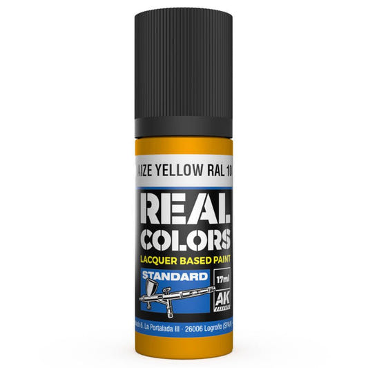 AK Interactive Real Colors acrylic lacquer paint Maize Yellow RAL 1006