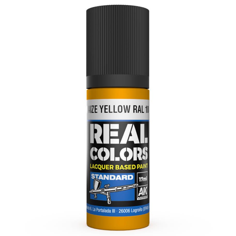 AK Interactive Real Colors acrylic lacquer paint Maize Yellow RAL 1006