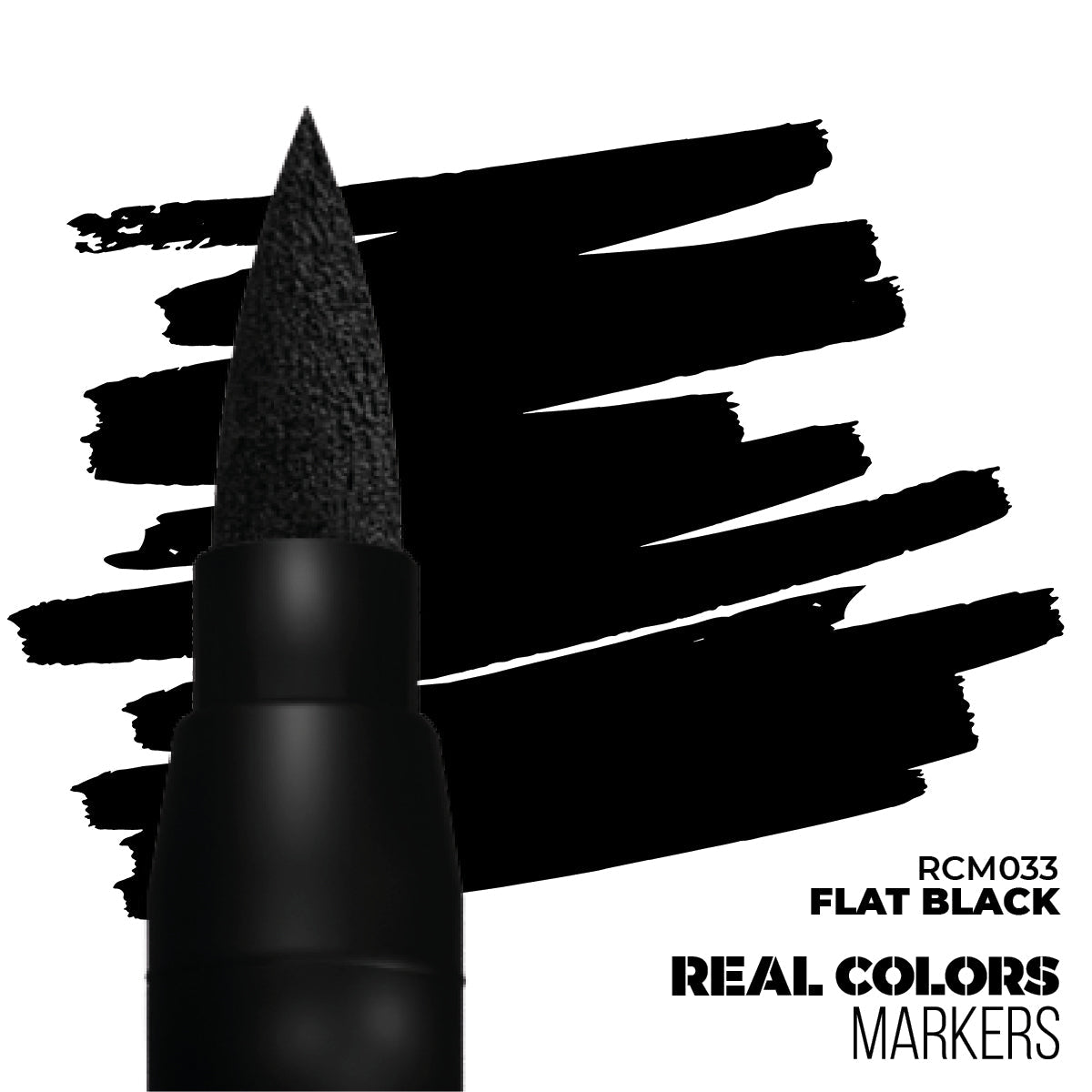 AK Real Colors paint marker Flat Black