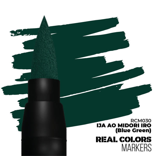 AK Real Colors paint marker IJA AO MIDORI IRO Blue Green