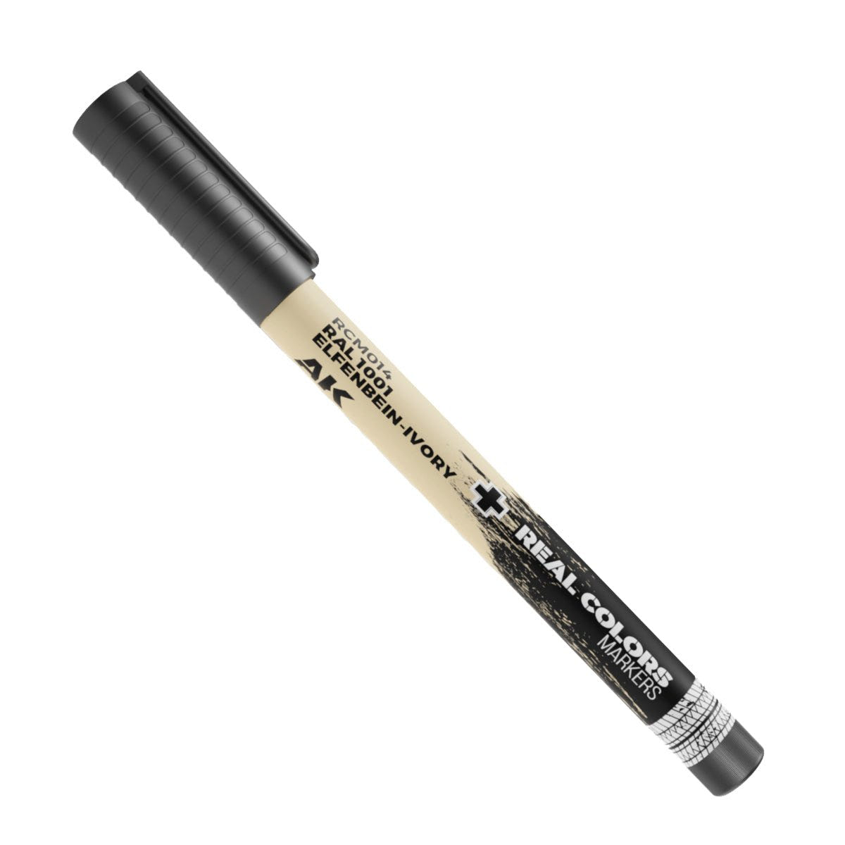 AK Interactive Real Colors Marker RAL 1001 Elfenbein-Ivory RCM014 paint marker pen, ivory barrel