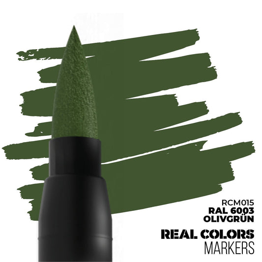 AK Real Colors paint marker RAL 6003 Olivgrun / Olive