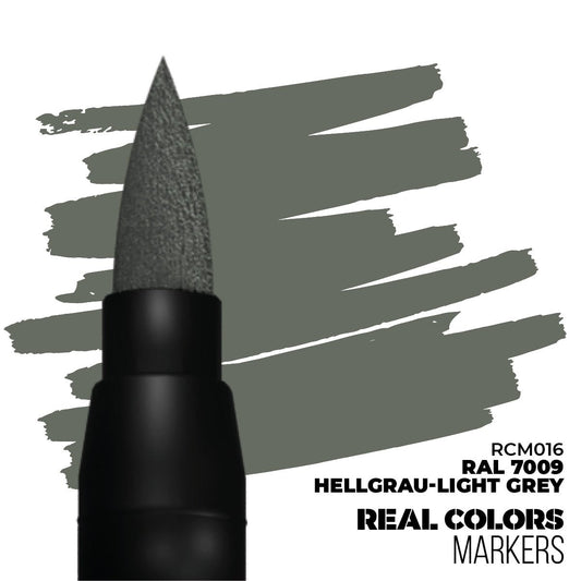 AK Real Colors paint marker RAL 7009 Hellgrau-Light Grey