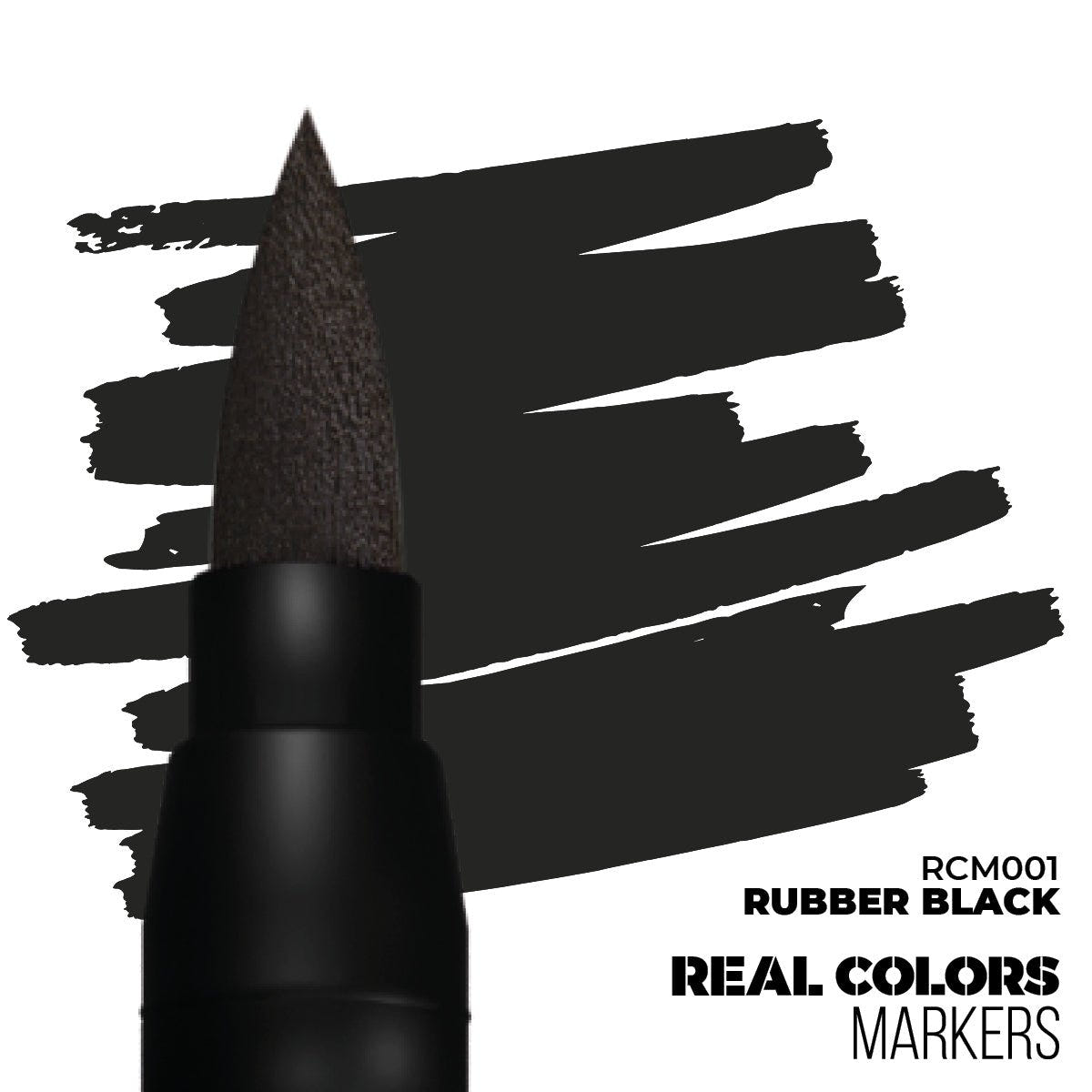AK Real Colors paint marker Rubber Black