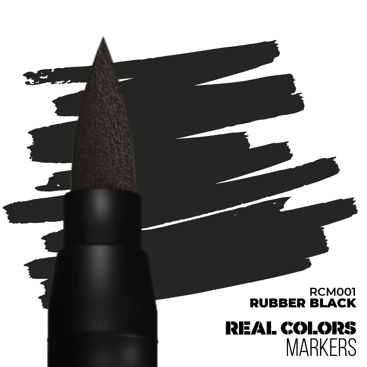 AK Real Colors paint marker Rubber Black
