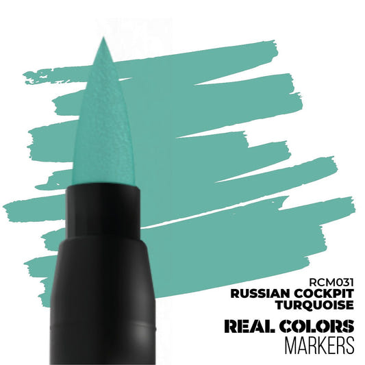 AK Real Colors paint marker Russian Cockpit Turquoise