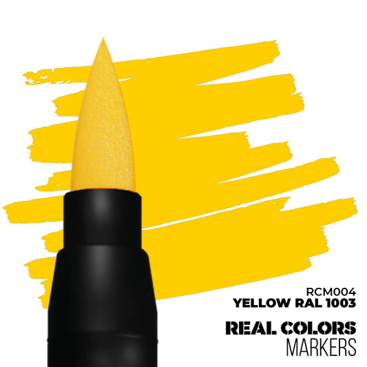 AK Real Colors paint marker Yellow RAL1003