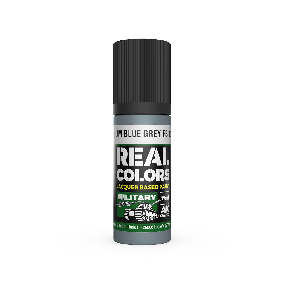 AK Interactive Real Colors acrylic lacquer paint Medium Blue Grey FS 35237