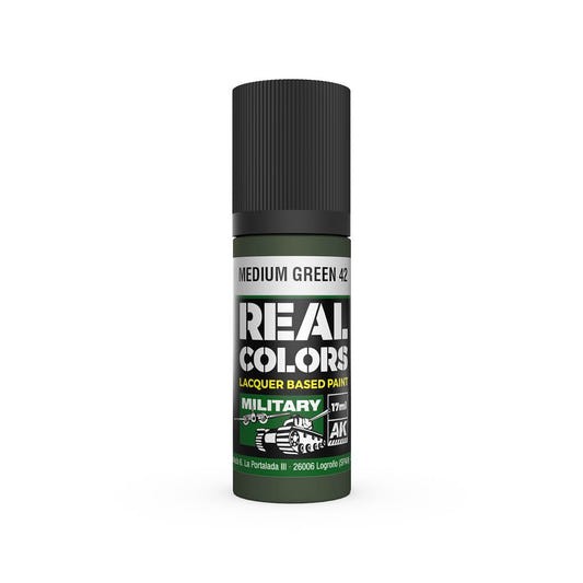 AK Interactive Real Colors acrylic lacquer paint Medium Green 42