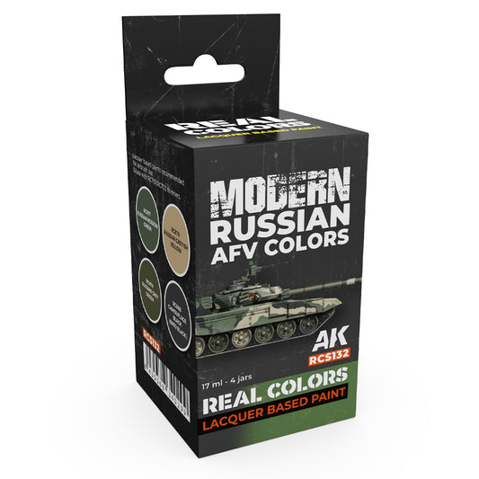 AK Real Colors paint set Modern Russian AFV Colors Set