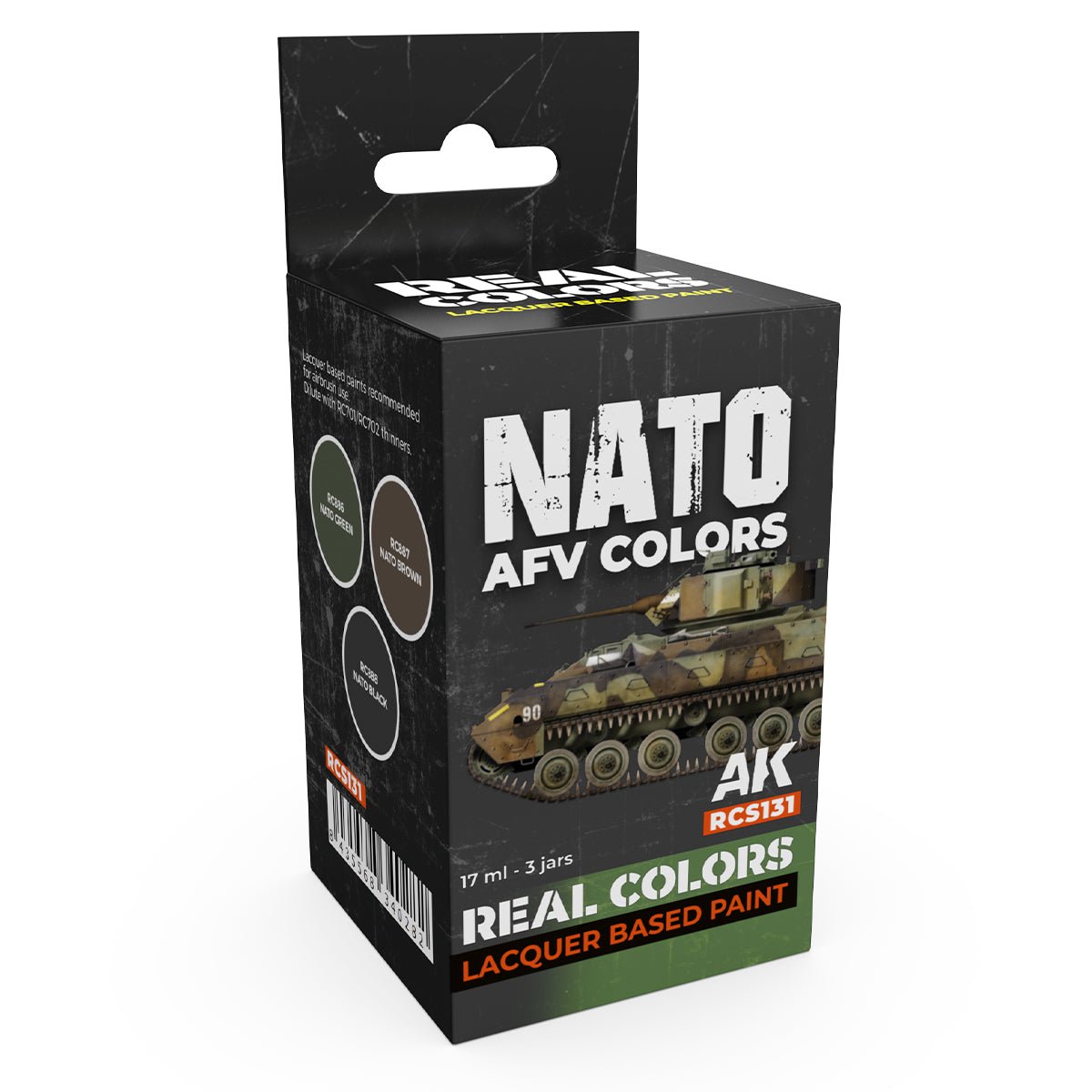 AK Real Colors paint set NATO AFV Colors Set
