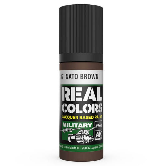 AK Interactive Real Colors acrylic lacquer paint NATO Brown