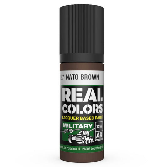 AK Interactive Real Colors acrylic lacquer paint NATO Brown