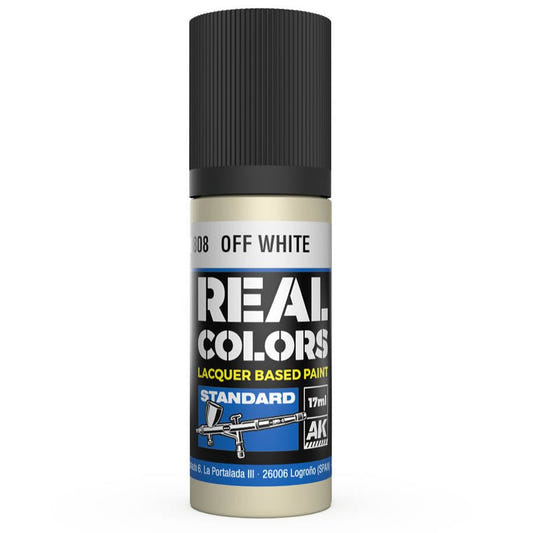 AK Interactive Real Colors acrylic lacquer paint Off White