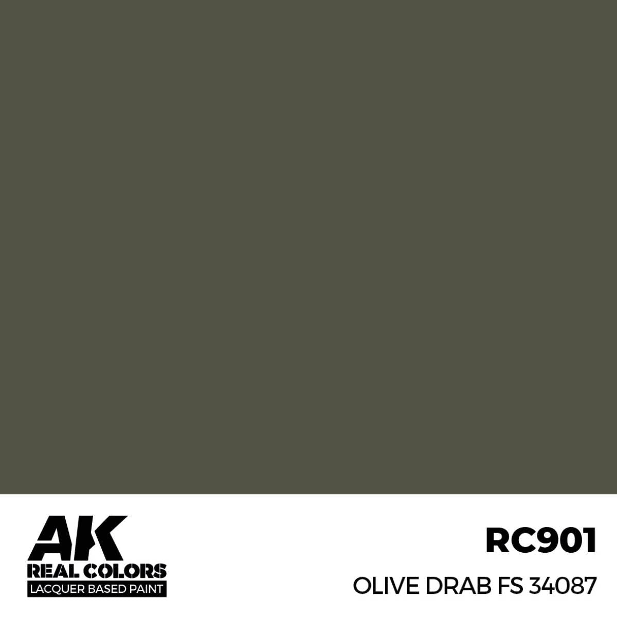 AK Interactive Real Colors - Olive Drab FS 34087 - Loaded Dice