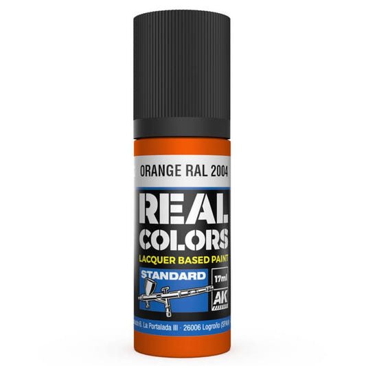 AK Interactive Real Colors acrylic lacquer paint Orange RAL 2004