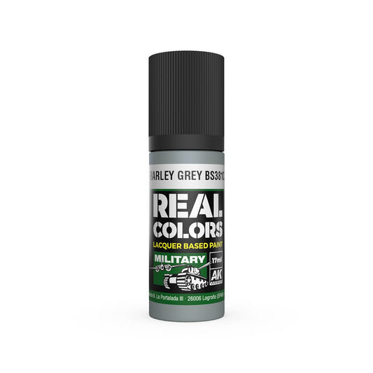 AK Interactive Real Colors acrylic lacquer paint RAF Barley Grey BS381C/626