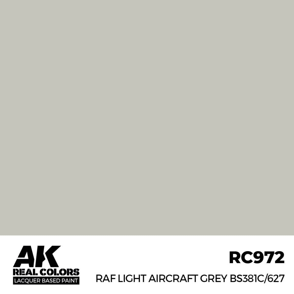 AK Interactive Real Colors - RAF Light Aircraft Grey BS381C/627 - Loaded Dice