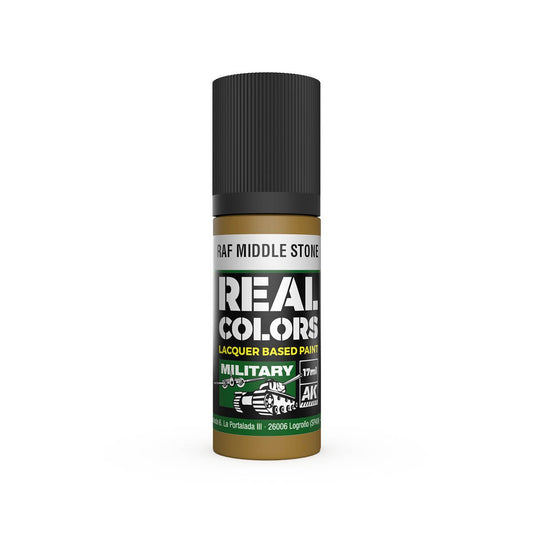 AK Interactive Real Colors acrylic lacquer paint RAF Middle Stone