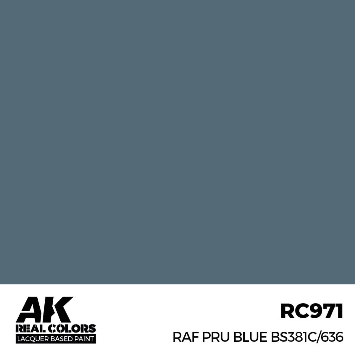 AK Interactive Real Colors - RAF PRU Blue BS381C/636 - Loaded Dice