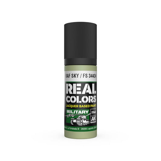 AK Interactive Real Colors acrylic lacquer paint RAF Sky / FS 34424