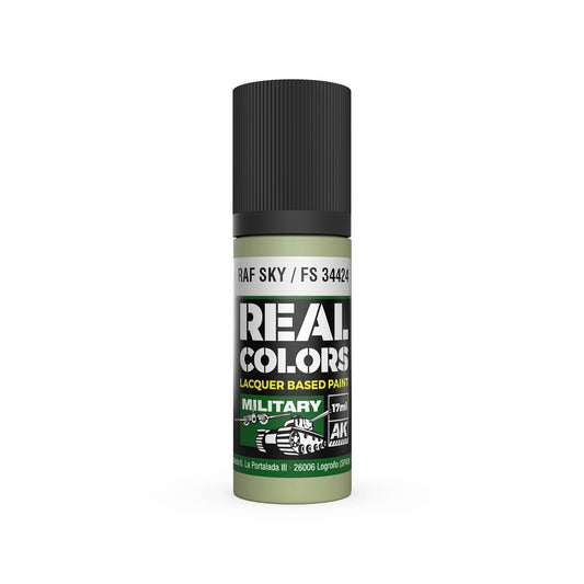 AK Interactive Real Colors acrylic lacquer paint RAF Sky / FS 34424