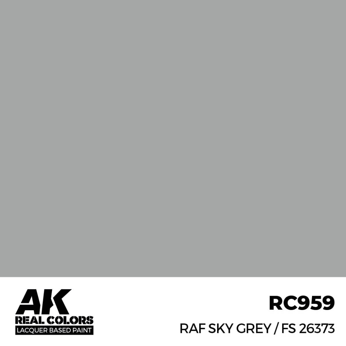 AK Interactive Real Colors - RAF Sky Grey / FS 26373 - Loaded Dice