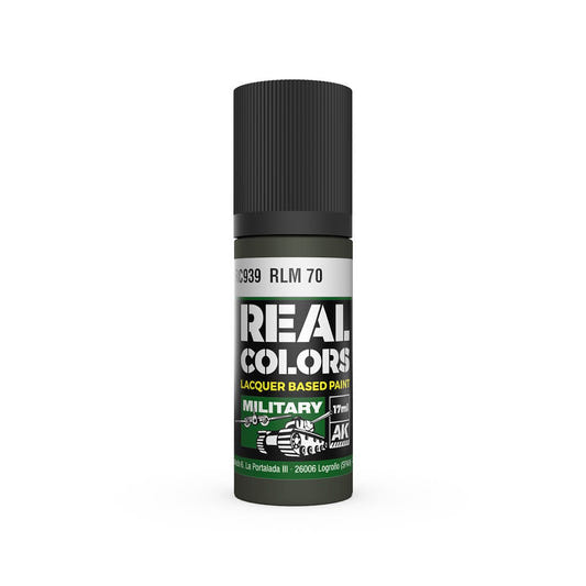 AK Interactive Real Colors acrylic lacquer paint RLM 70
