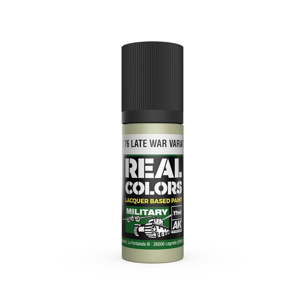 AK Interactive Real Colors acrylic lacquer paint RLM 76 Late War Variation